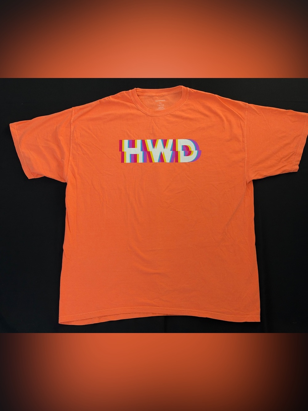 New HWD Halfway Dead Orange Size 2XL Shirt